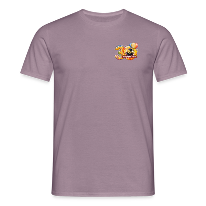 Unisex-T-Shirt 30 Jahre TEDDYBÄR TOTAL klein - Lilagrau 