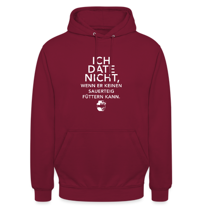 BROTHoodie No Date dunkel - Bordeaux