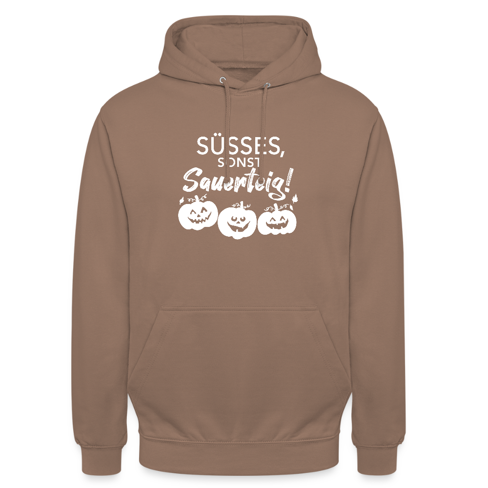 BROTHoodie Süßes, sonst Sauerteig dunkel - Mokka