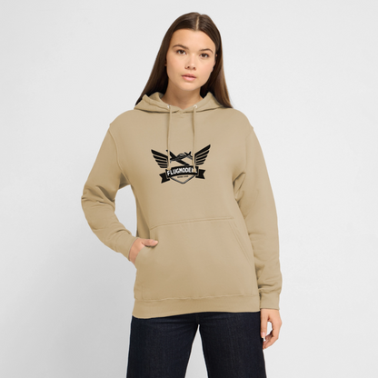 Hoodie FlugModell retro hell - Beige