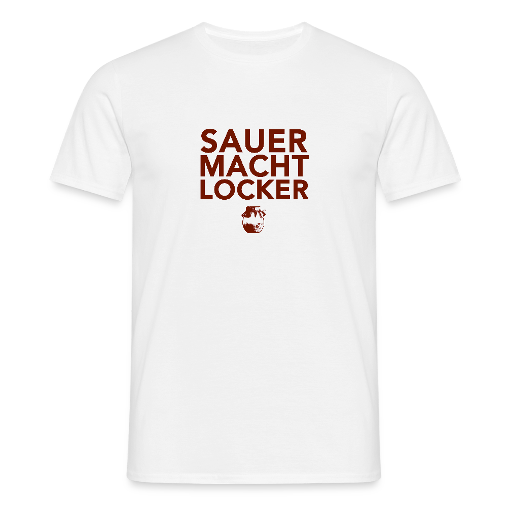 BROTShirt Sauer macht locker hell - Weiß