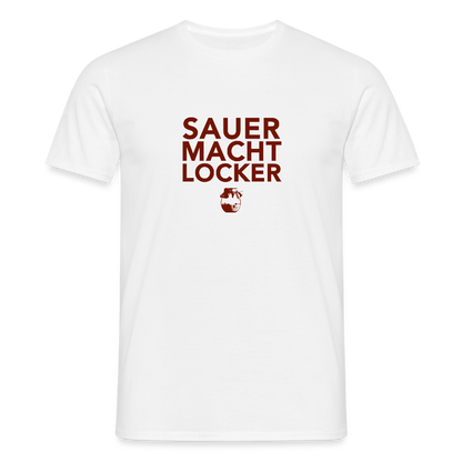 BROTShirt Sauer macht locker hell - Weiß