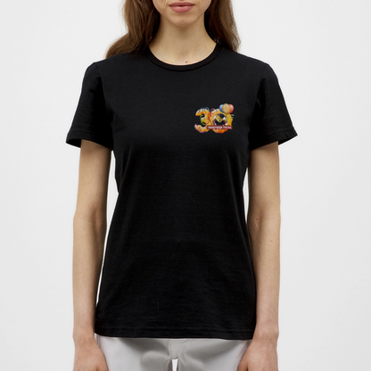 Frauen-T-Shirt 30 Jahre TEDDYBÄR TOTAL klein - Schwarz