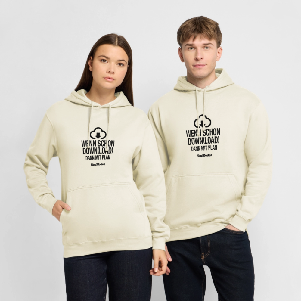 Hoodie Download mit Plan hell - Vanille-Milchshake