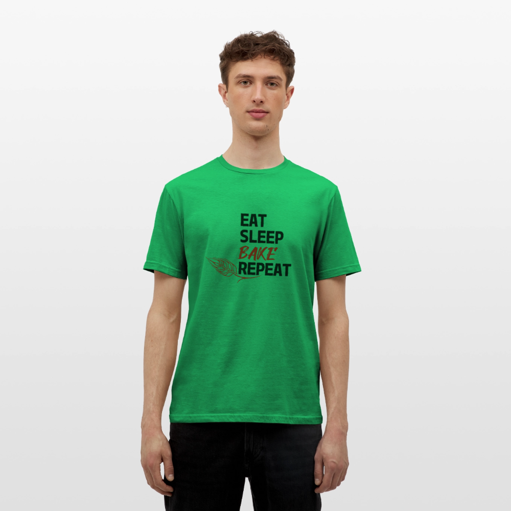 BROTShirt Eat-Sleep-Bake-Repeat Ähre - Kelly Green