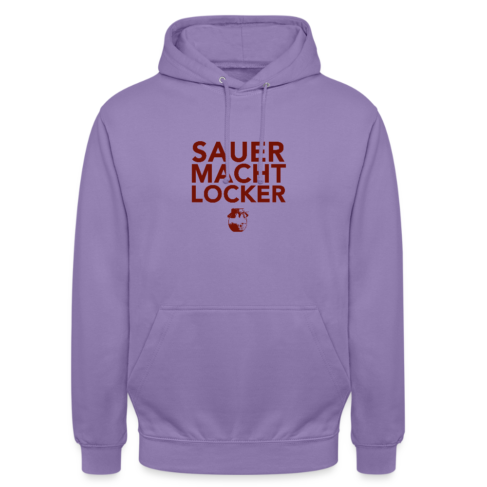 BROTHoodie Sauer macht locker hell - Lavendel