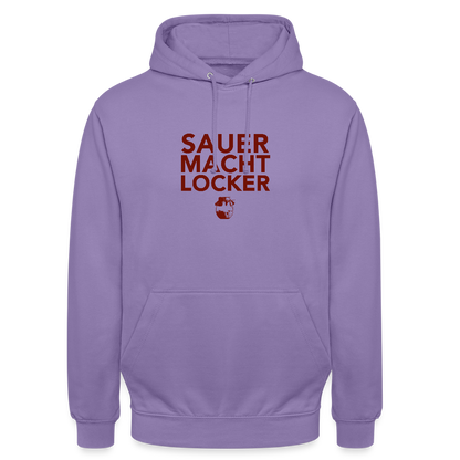 BROTHoodie Sauer macht locker hell - Lavendel