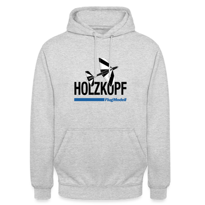 Hoodie Holzkopf hell - Hellgrau meliert