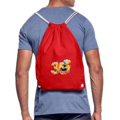 Beutel 30 Jahre TEDDYBÄR TOTAL - Rot