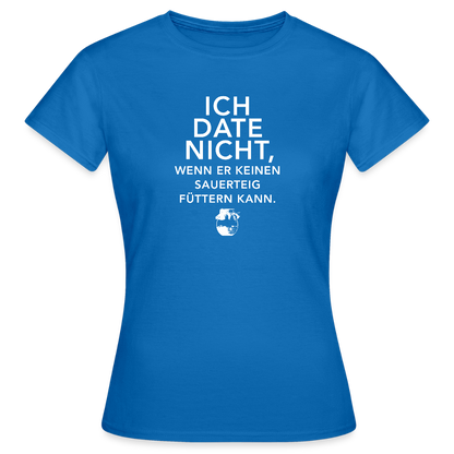 BROTShirt No Date dunkel - Royalblau