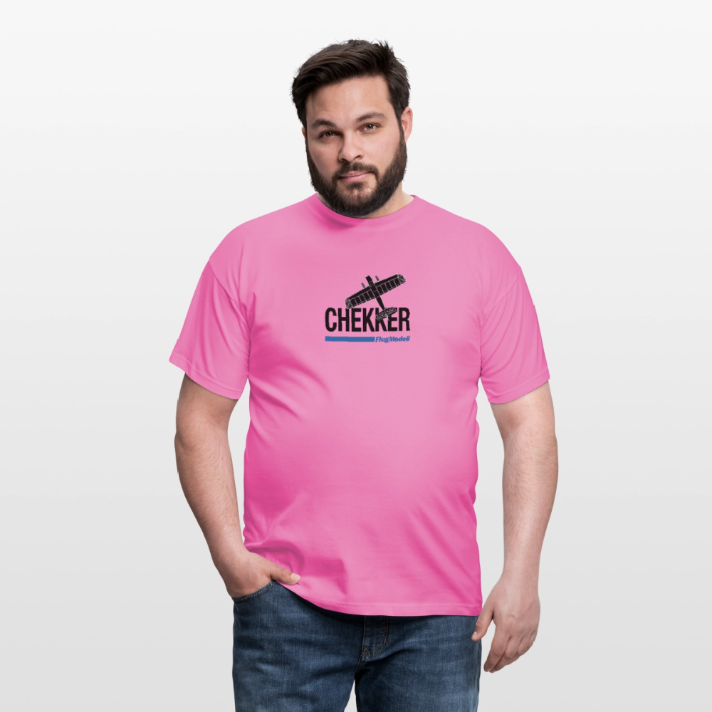 T-Shirt Chekker hell - Pink