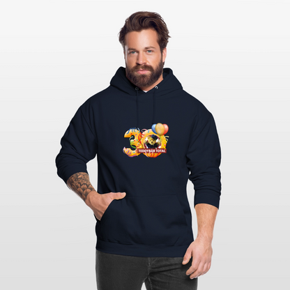 Unisex-Hoodie 30 Jahre TEDDYBÄR TOTAL groß - Navy
