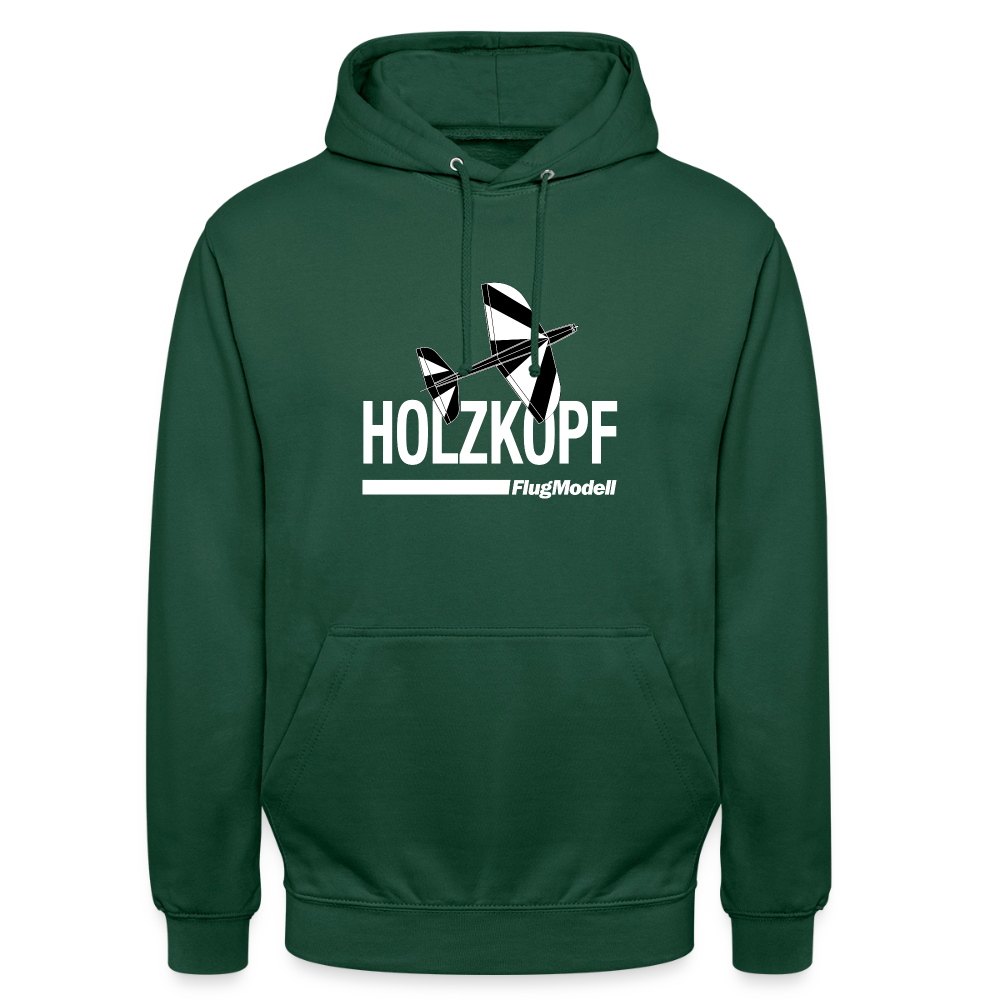 Hoodie Holzkopf dunkel - Flaschengrün