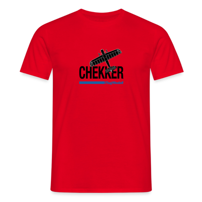 T-Shirt Chekker hell - Rot