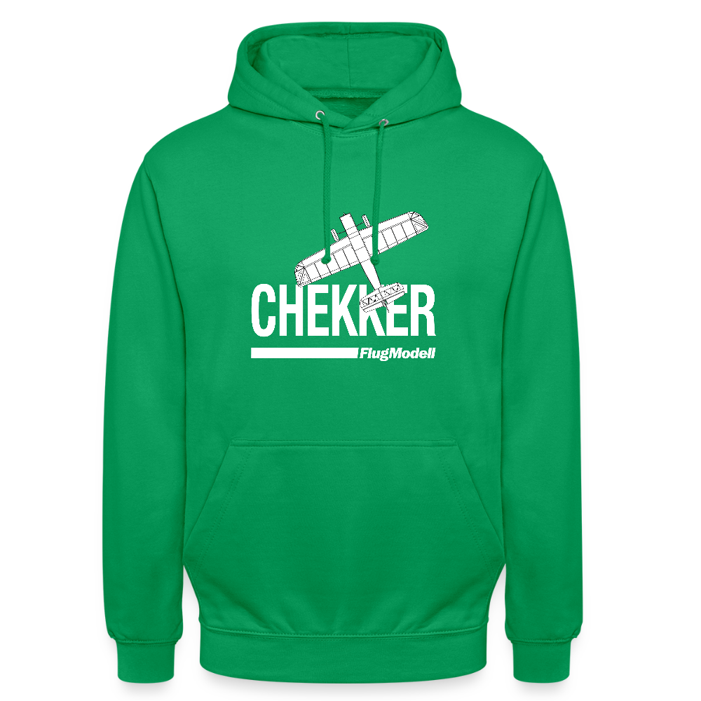 Hoodie Chekker dunkel - Kelly Green