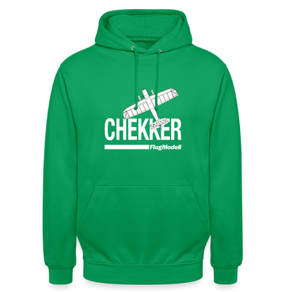 Hoodie Chekker dunkel - Kelly Green