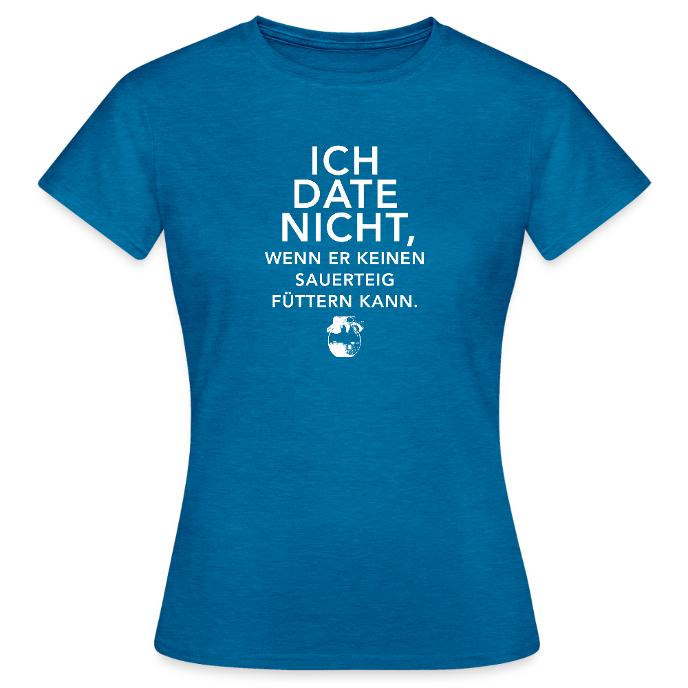 BROTShirt No Date dunkel - Antikblaues Saphir meliert