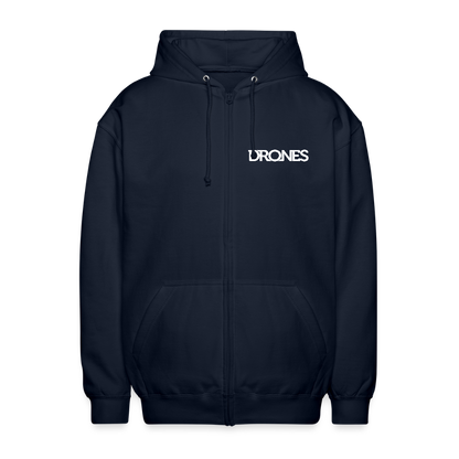 Unisex Kapuzenjacke Drones - Navy