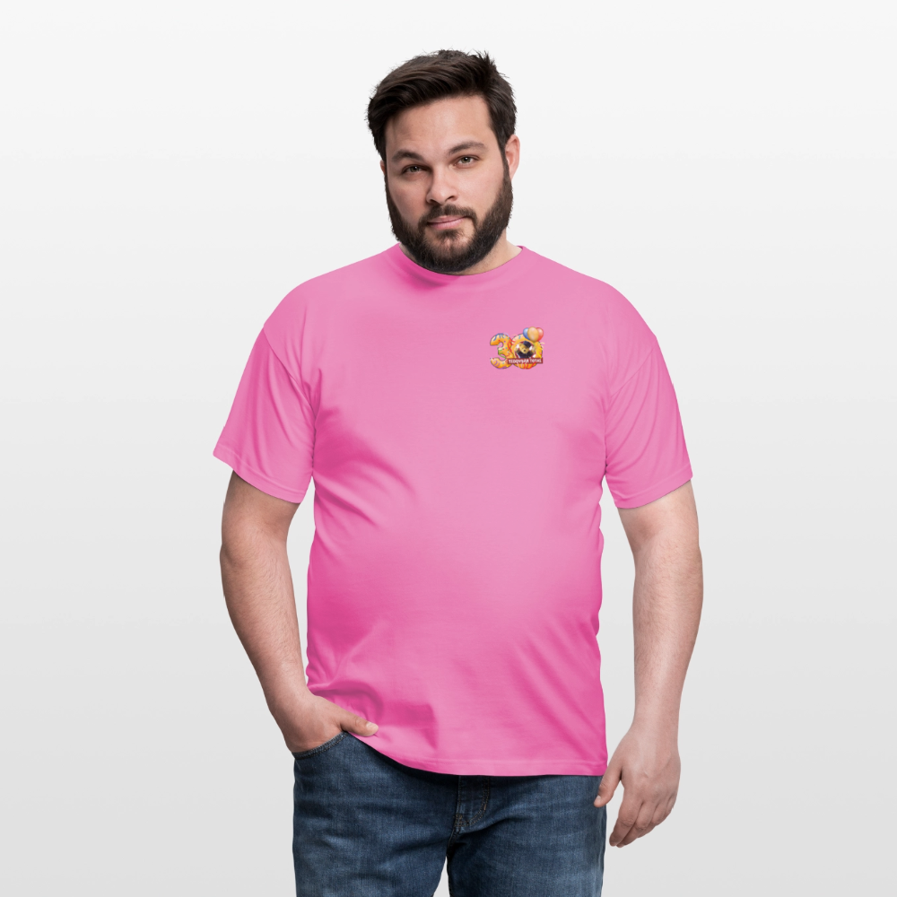 Unisex-T-Shirt 30 Jahre TEDDYBÄR TOTAL klein - Pink