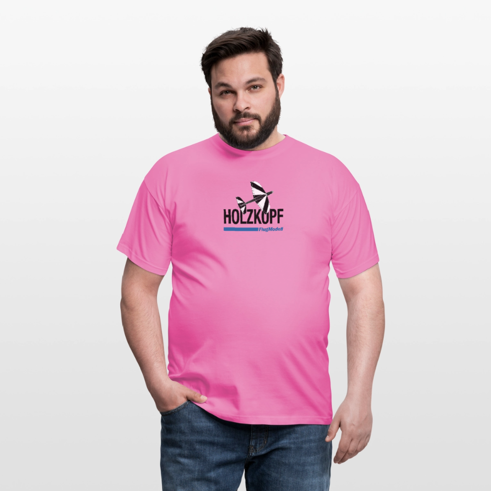 T-Shirt Holzkopf hell - Pink