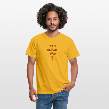 BROTShirt Feed me hell - Gelb
