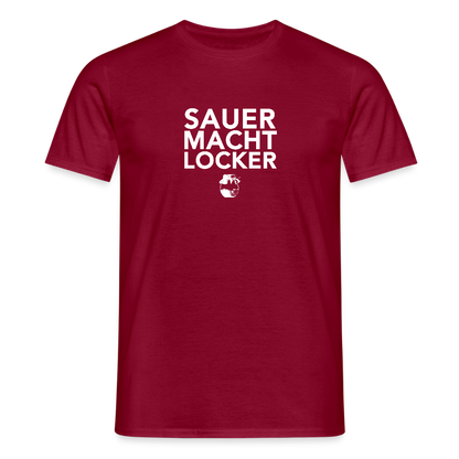 BROTShirt Sauer macht locker dunkel - Ziegelrot