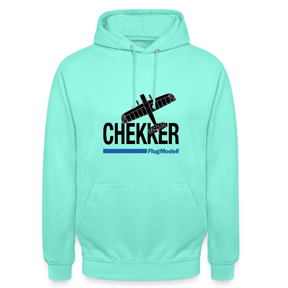 Hoodie Chekker hell - Mint