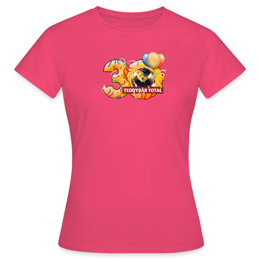 Frauen-T-Shirt 30 Jahre TEDDYBÄR TOTAL groß - Azalea