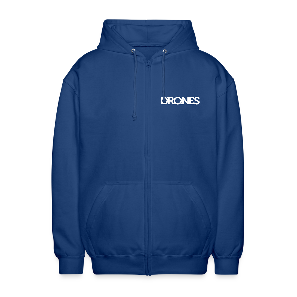 Unisex Kapuzenjacke Drones - Royalblau