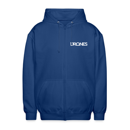 Unisex Kapuzenjacke Drones - Royalblau