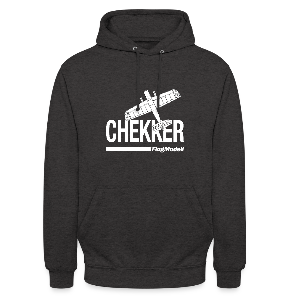 Hoodie Chekker dunkel - Anthrazit