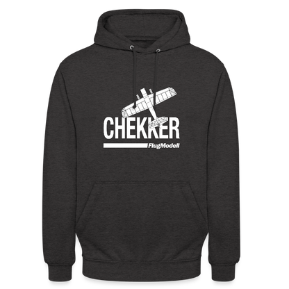 Hoodie Chekker dunkel - Anthrazit