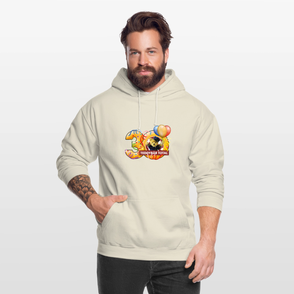 Unisex-Hoodie 30 Jahre TEDDYBÄR TOTAL groß - Vanille-Milchshake