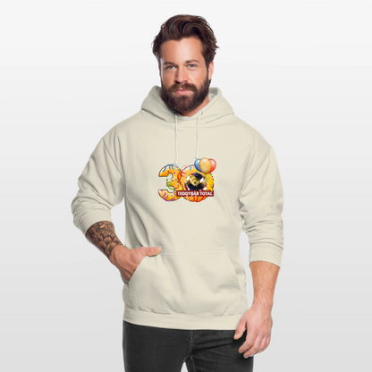 Unisex-Hoodie 30 Jahre TEDDYBÄR TOTAL groß - Vanille-Milchshake