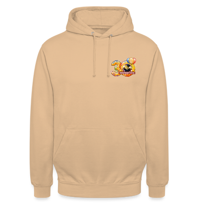 Unisex-Hoodie 30 Jahre TEDDYBÄR TOTAL klein - Pfirsich