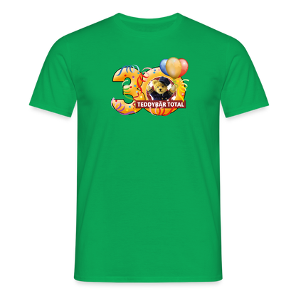 Unisex-T-Shirt 30 Jahre TEDDYBÄR TOTAL groß - Kelly Green