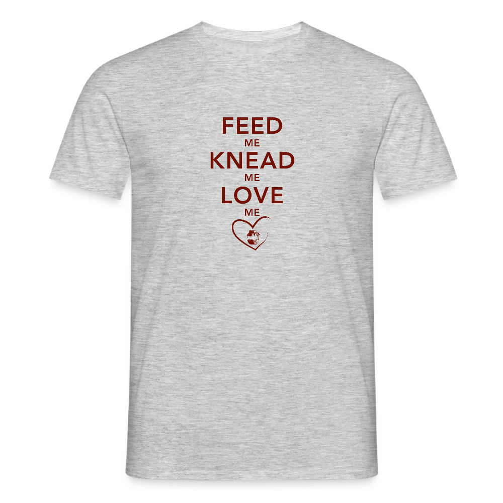 BROTShirt Feed me hell - Grau meliert