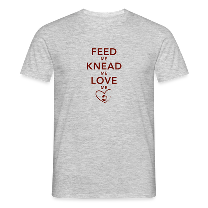 BROTShirt Feed me hell - Grau meliert
