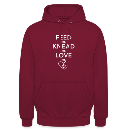 BROTHoodie Feed me dunkel - Bordeaux