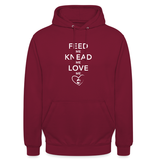 BROTHoodie Feed me dunkel - Bordeaux