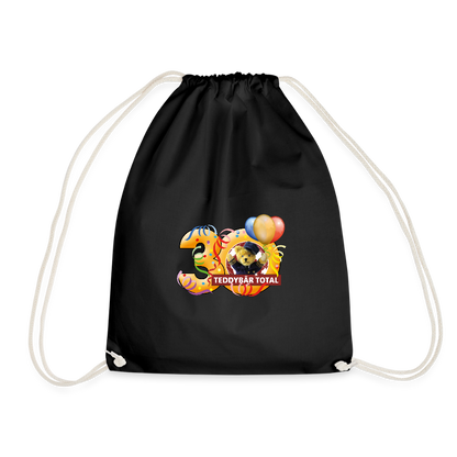 Beutel 30 Jahre TEDDYBÄR TOTAL - Schwarz