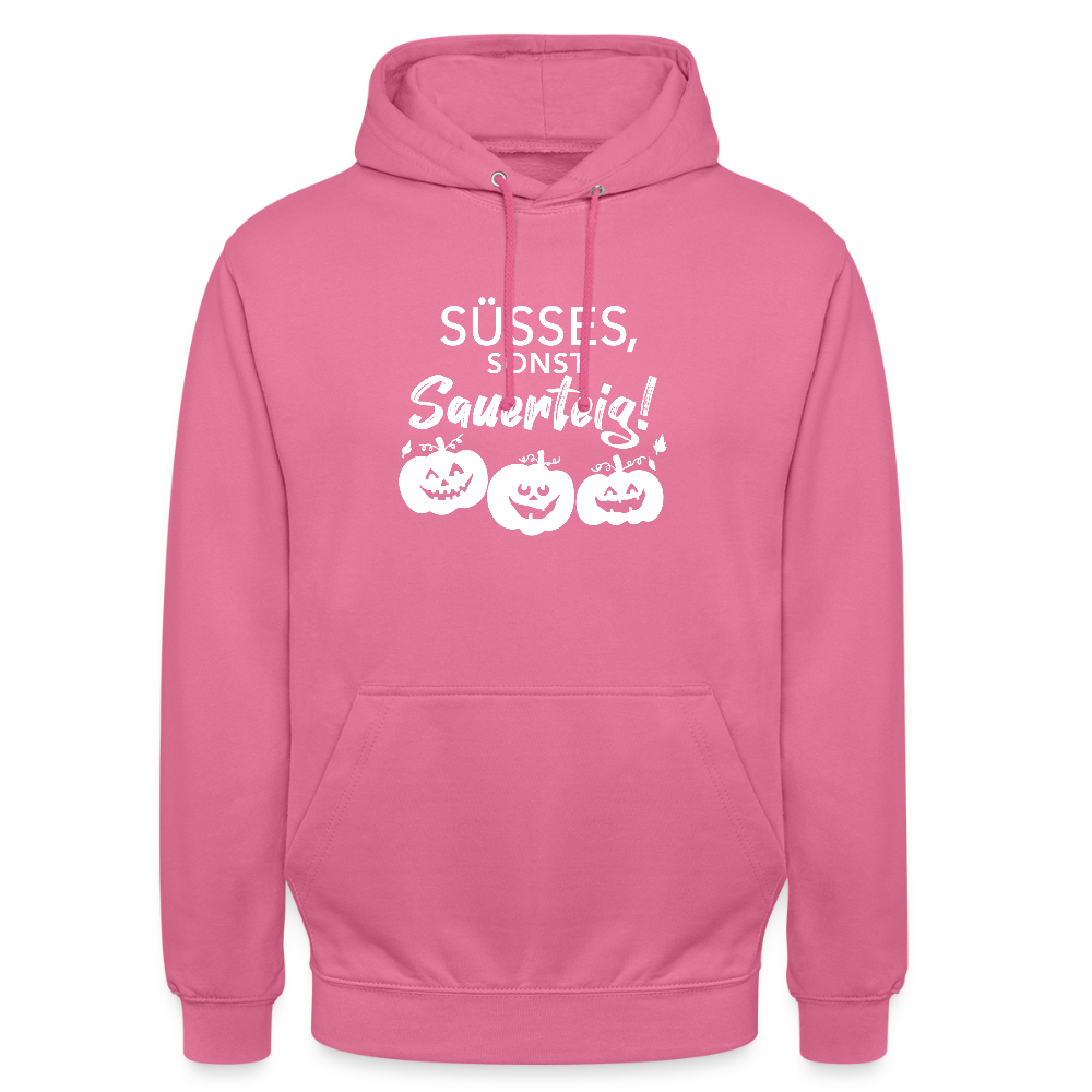 BROTHoodie Süßes, sonst Sauerteig dunkel - Pink