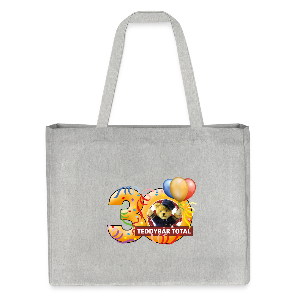 Shopping-Bag 30 Jahre TEDDYBÄR TOTAL - Grau meliert