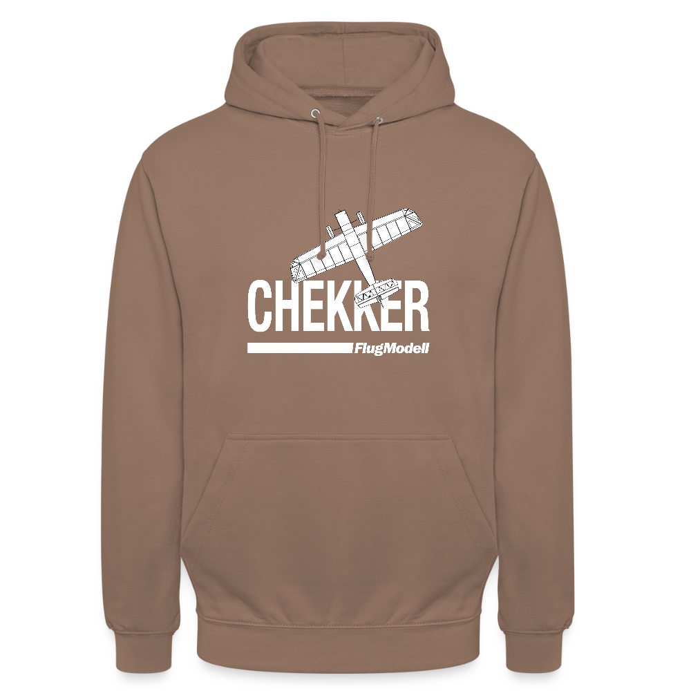 Hoodie Chekker dunkel - Mokka
