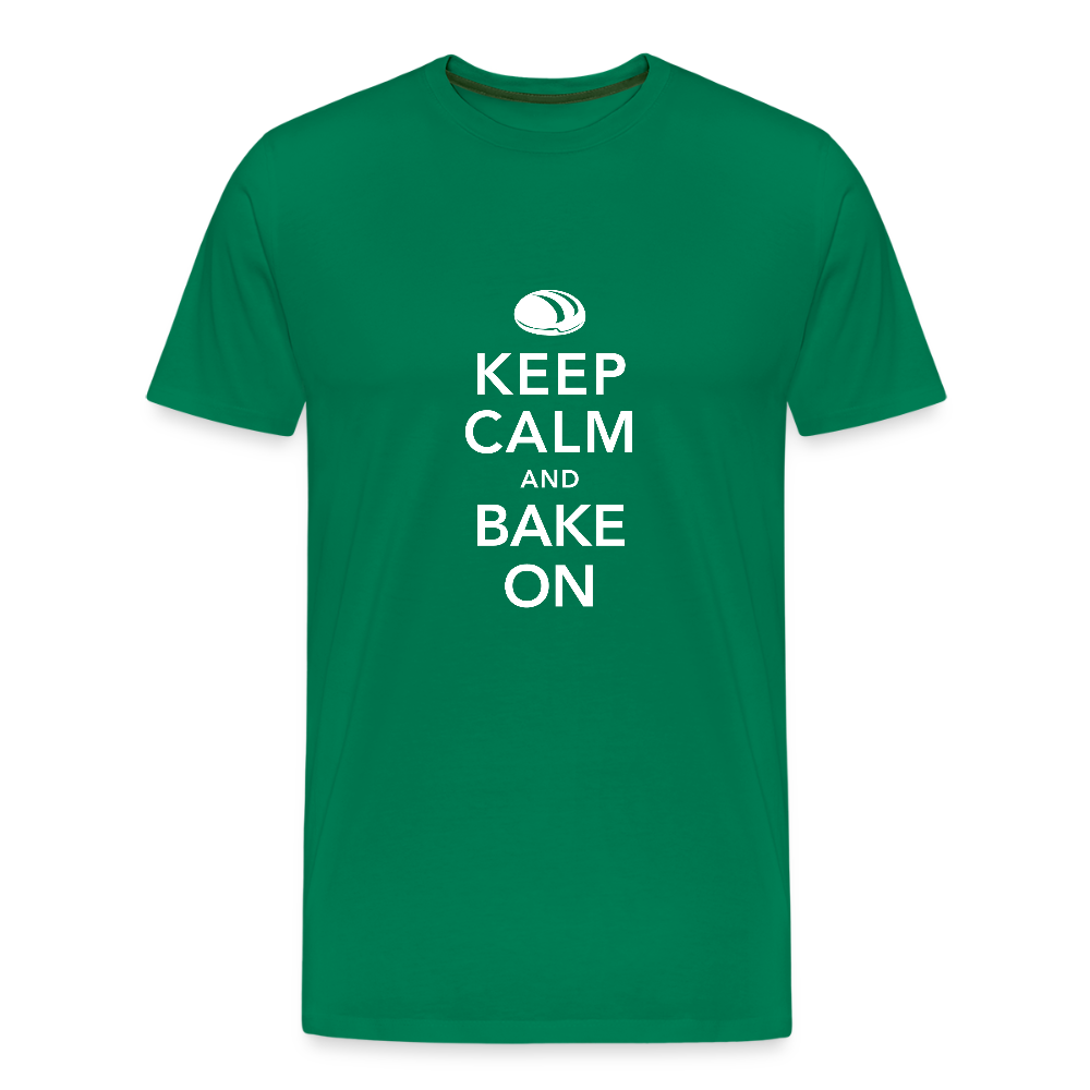 BROTShirt Männer Keep Calm dunkel - Kelly Green