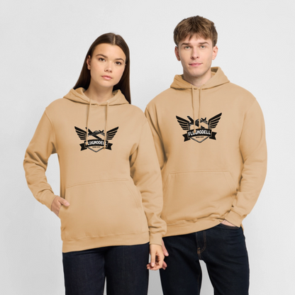 Hoodie FlugModell retro hell - Pfirsich