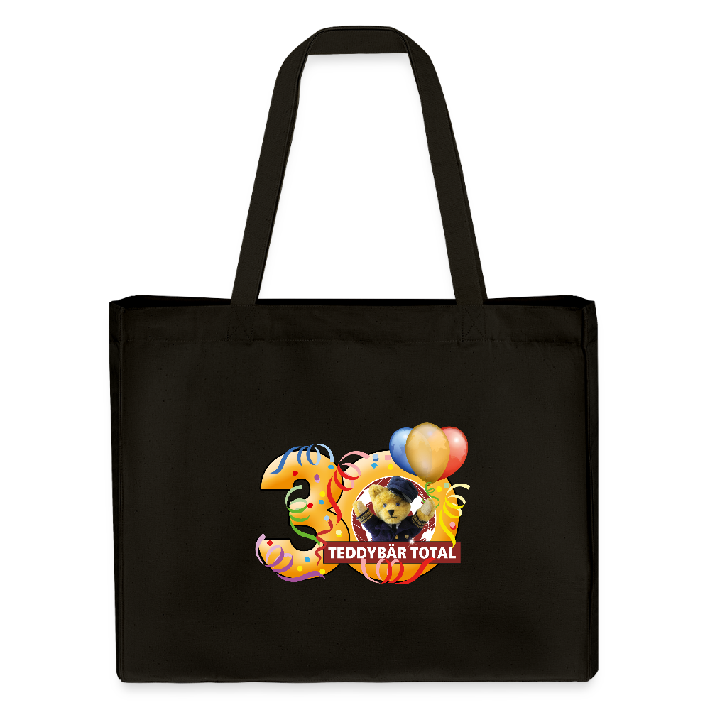 Shopping-Bag 30 Jahre TEDDYBÄR TOTAL - Schwarz