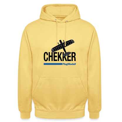 Hoodie Chekker hell - Zitronengelb