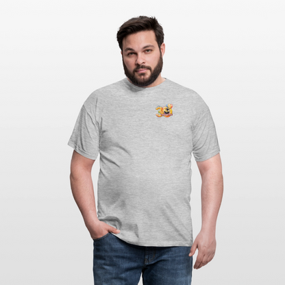 Unisex-T-Shirt 30 Jahre TEDDYBÄR TOTAL klein - Grau meliert