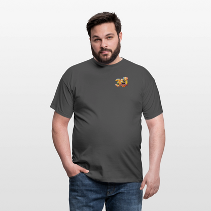 Unisex-T-Shirt 30 Jahre TEDDYBÄR TOTAL klein - Anthrazit